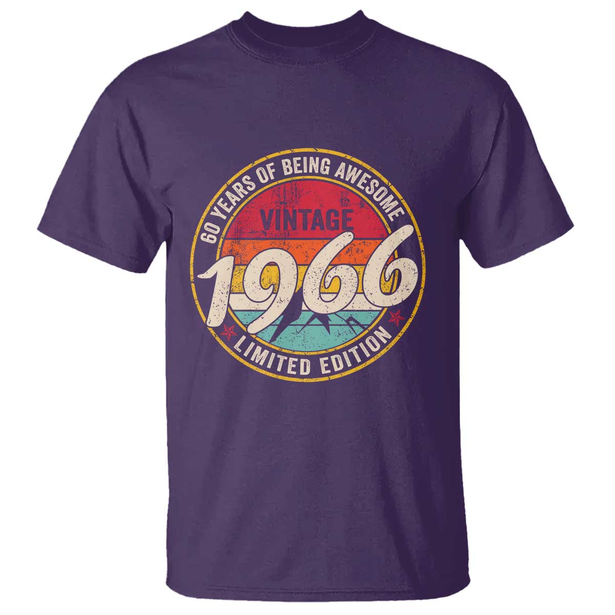 60th Birthday T Shirt Vintage 1966 Limited Edition Funny 60 Year Old Gift