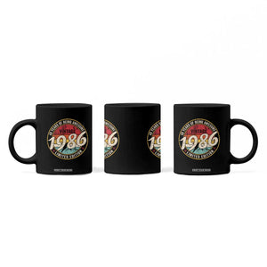 40th Birthday Coffee Mug Vintage 1986 Limited Edition Funny 40 Year Old Gift