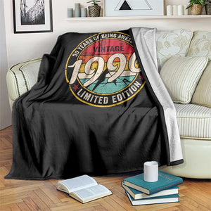 30th Birthday Throw Blanket Vintage 1996 Limited Edition Funny 30 Year Old Gift