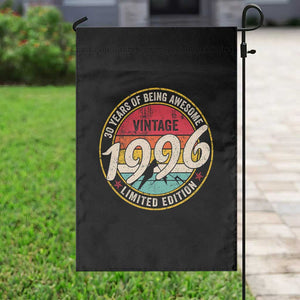 30th Birthday Garden Flag Vintage 1996 Limited Edition Funny 30 Year Old Gift