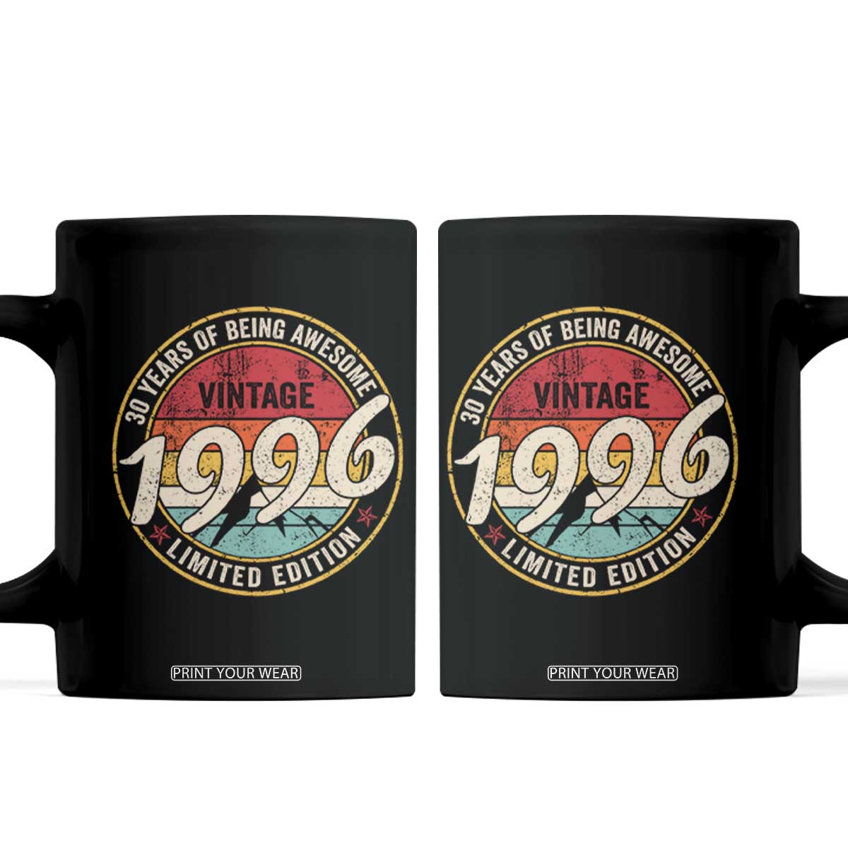 30th Birthday Coffee Mug Vintage 1996 Limited Edition Funny 30 Year Old Gift