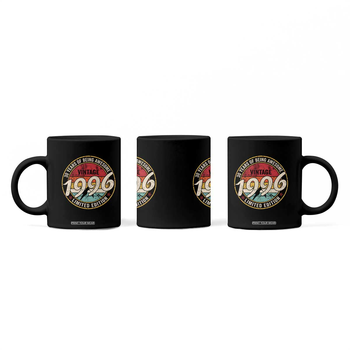 30th Birthday Coffee Mug Vintage 1996 Limited Edition Funny 30 Year Old Gift