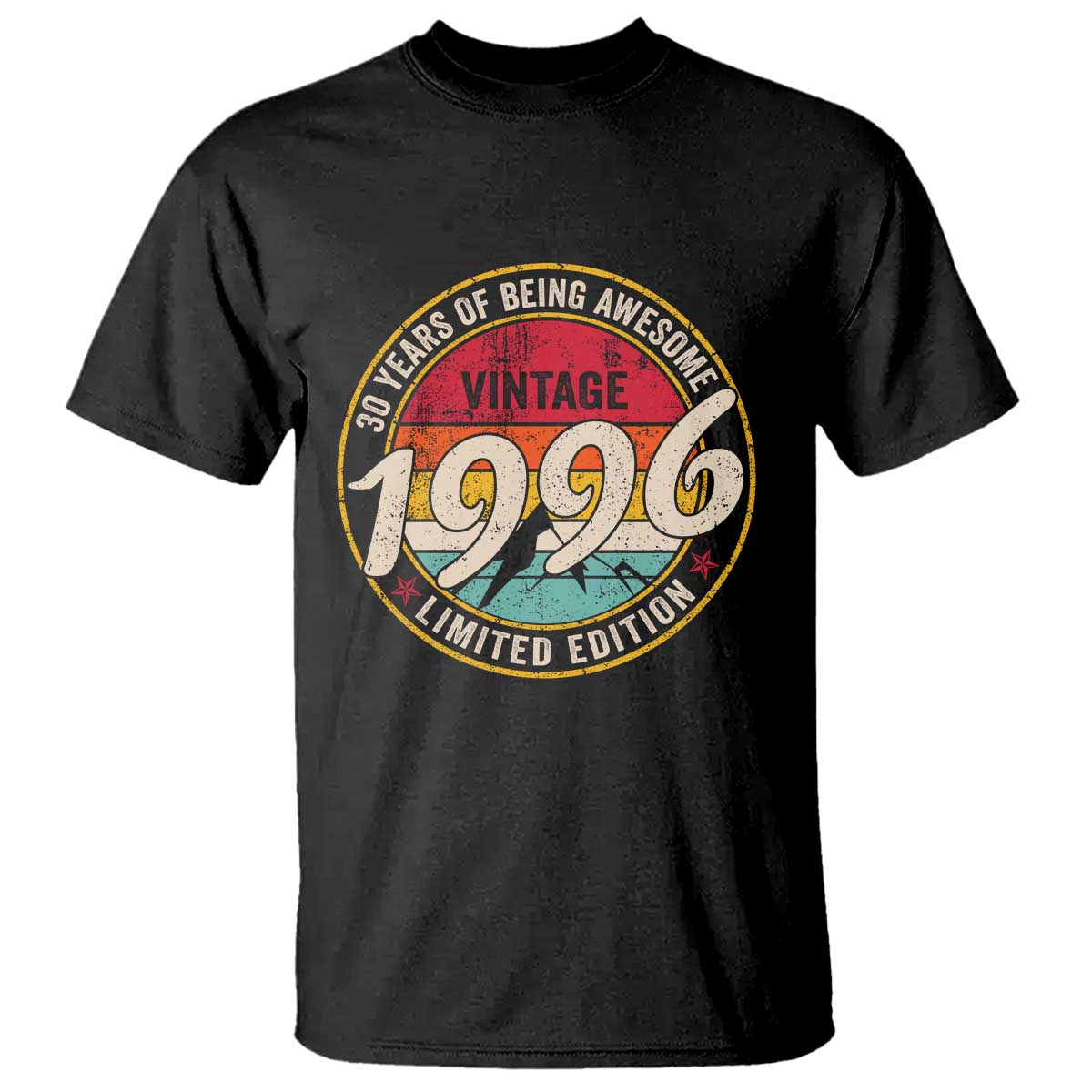 30th Birthday T Shirt Vintage 1996 Limited Edition Funny 30 Year Old Gift