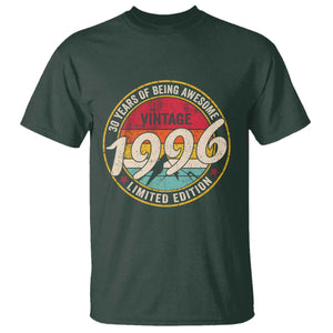 30th Birthday T Shirt Vintage 1996 Limited Edition Funny 30 Year Old Gift