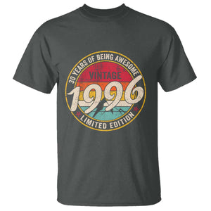 30th Birthday T Shirt Vintage 1996 Limited Edition Funny 30 Year Old Gift