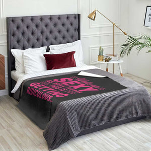 Woke Up Sexy Again Funny Confidence Quote Throw Blanket Sarcastic Distressed Humor Graphic