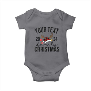 Personalized Matching Family Christmas Baby Onesie Custom Name Xmas Gift TS10 Charcoal Print Your Wear