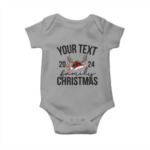 Personalized Matching Family Christmas Baby Onesie Custom Name Xmas Gift TS10 Sport Gray Print Your Wear