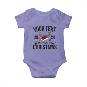 Personalized Matching Family Christmas Baby Onesie Custom Name Xmas Gift TS10 Violet Print Your Wear