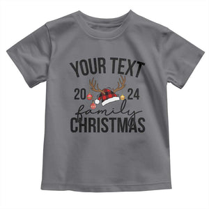 Personalized Matching Family Christmas Baby Shirt Custom Name Xmas Gift TS10 Charcoal Print Your Wear