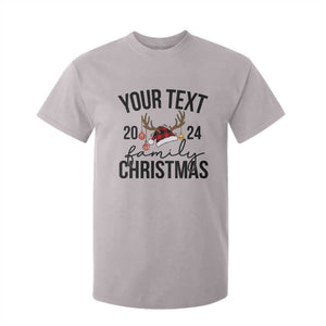 Personalized Matching Family Christmas T Shirt For Kid Custom Name Xmas Gift TS10 Ice Gray Print Your Wear