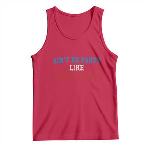 Aint No Party Like A Diddy Party Tank Top Slimy Font Vintage TS10 Red Print Your Wear