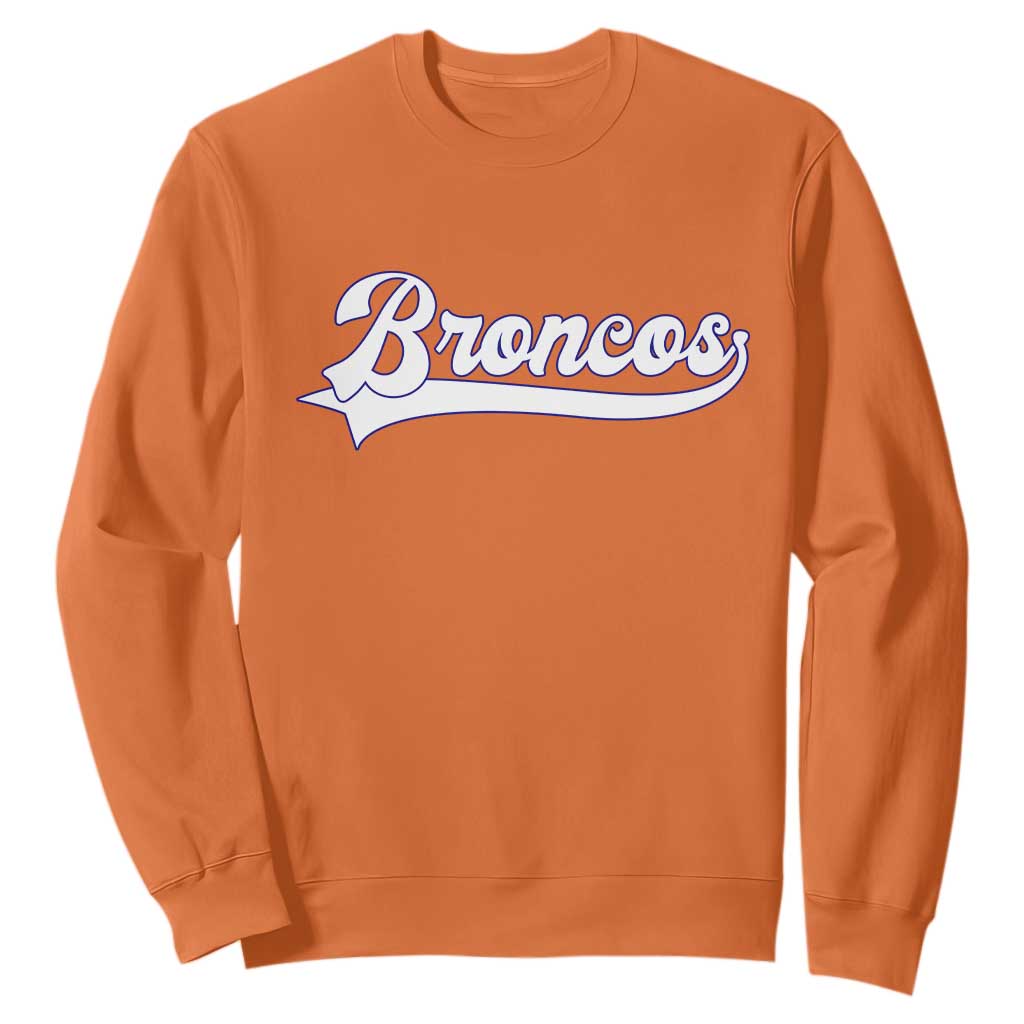 Vintage DFB Football Sweatshirt Classic Game Day Sports Name Tee TS10 Orange Print Your Wear