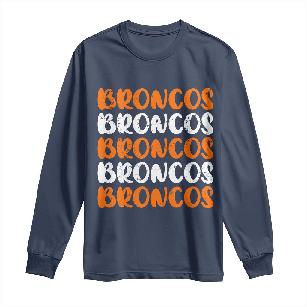 Vintage DFB Long Sleeve Shirt Retro Novelty Football Inspirational TS10 Navy Print Your Wear