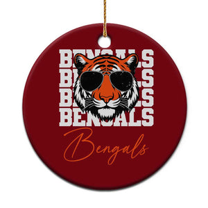 Vintage BFT Ceramic Ornament Retro Sports Fan Trendy Game Day Gift TS10 1pc Red Print Your Wear