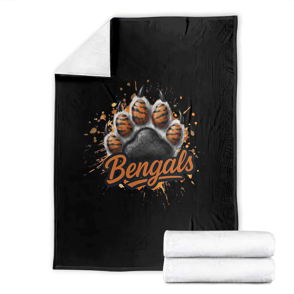 Vintage BFT Football Throw Blanket Retro Sports Fan Trendy Game Day Spirit TS10 Black Print Your Wear