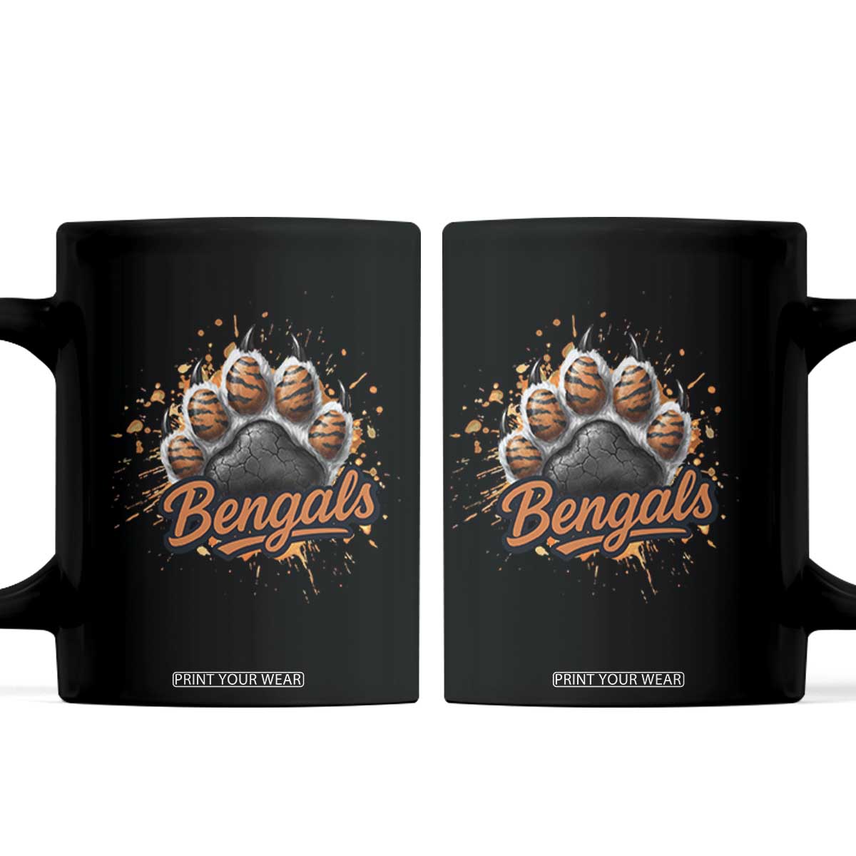 Vintage BFT Football Coffee Mug Retro Sports Fan Trendy Game Day Spirit TS10 Black Print Your Wear
