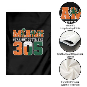 Straight Outta The 305 Miami Garden Flag Area Code Florida Pride TS10 Print Your Wear
