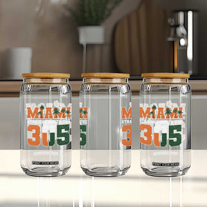 Straight Outta The 305 Miami Glass Can Area Code Florida Pride TS10 Print Your Wear