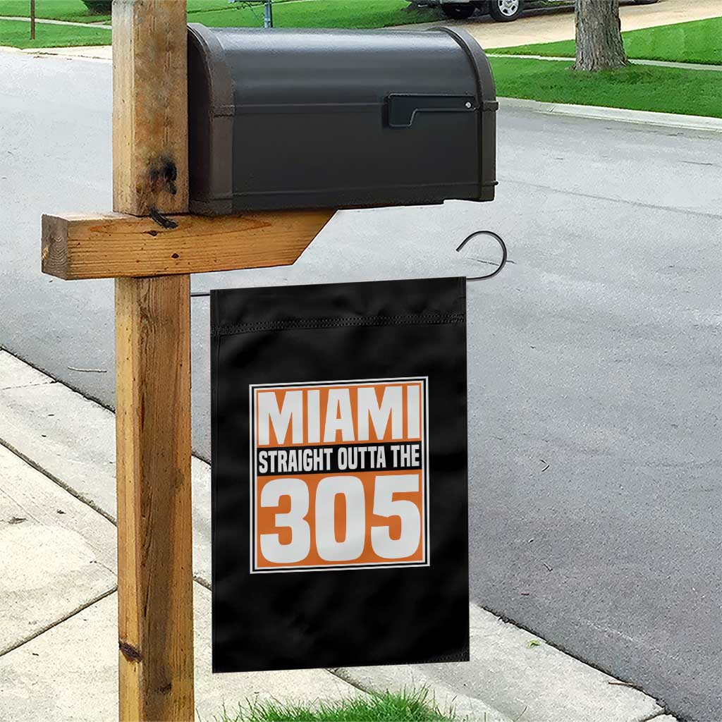 Miami Garden Flag Straight Outta The 305 Area Code Florida Pride TS10 Print Your Wear