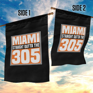 Miami Garden Flag Straight Outta The 305 Area Code Florida Pride TS10 Print Your Wear