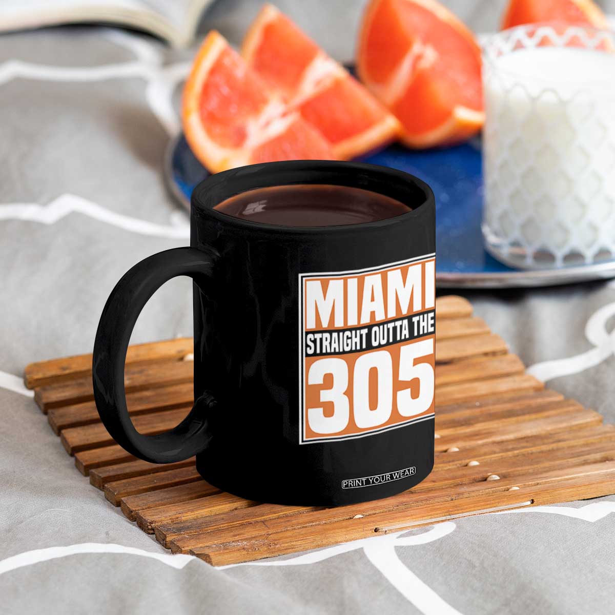 Miami Coffee Mug Straight Outta The 305 Area Code Florida Pride TS10 Print Your Wear
