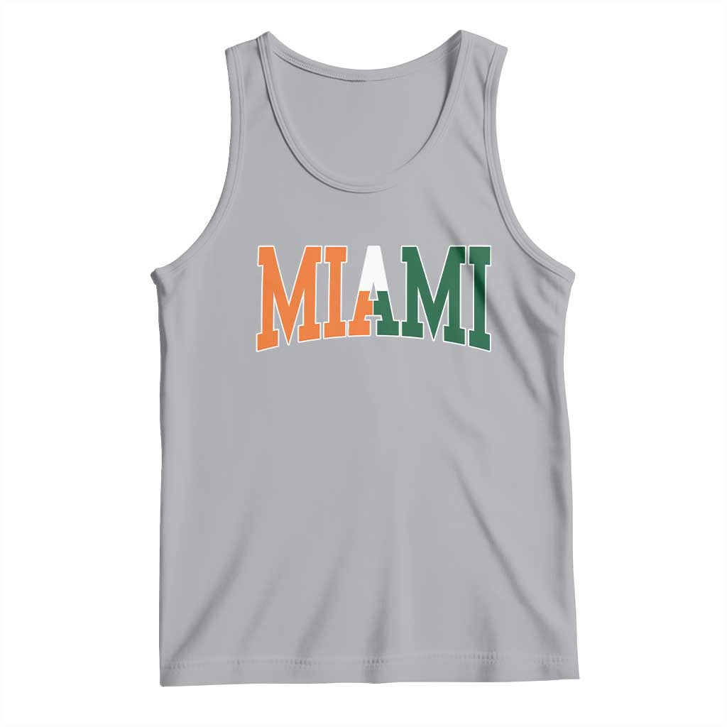 Retro Miami Tank Top Florida FL Vintage Classic Athletic Sports TS10 Athletic Heather Print Your Wear