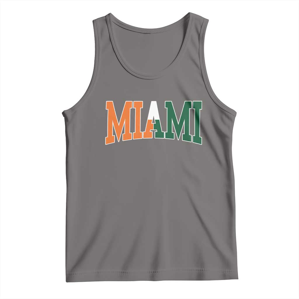 Retro Miami Tank Top Florida FL Vintage Classic Athletic Sports TS10 Deep Heather Print Your Wear