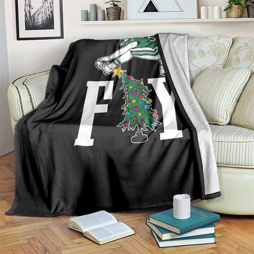 Christmas Philly Lover Throw Blanket Barkley Backwards Hurdle Xmas Tree TS10 Print Your Wear