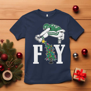 Christmas Philly Lover T Shirt Barkley Backwards Hurdle Xmas Tree TS10 Navy Print Your Wear