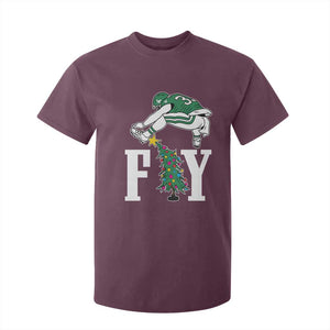 Christmas Philly Lover T Shirt For Kid Barkley Backwards Hurdle Xmas Tree TS10 Maroon Print Your Wear