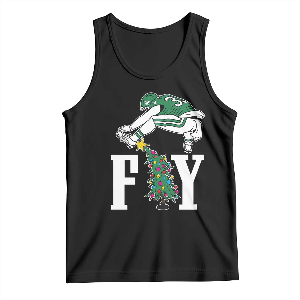Christmas Philly Lover Tank Top Barkley Backwards Hurdle Xmas Tree TS10 Black Print Your Wear