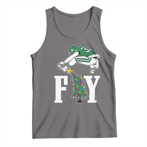 Christmas Philly Lover Tank Top Barkley Backwards Hurdle Xmas Tree TS10 Deep Heather Print Your Wear