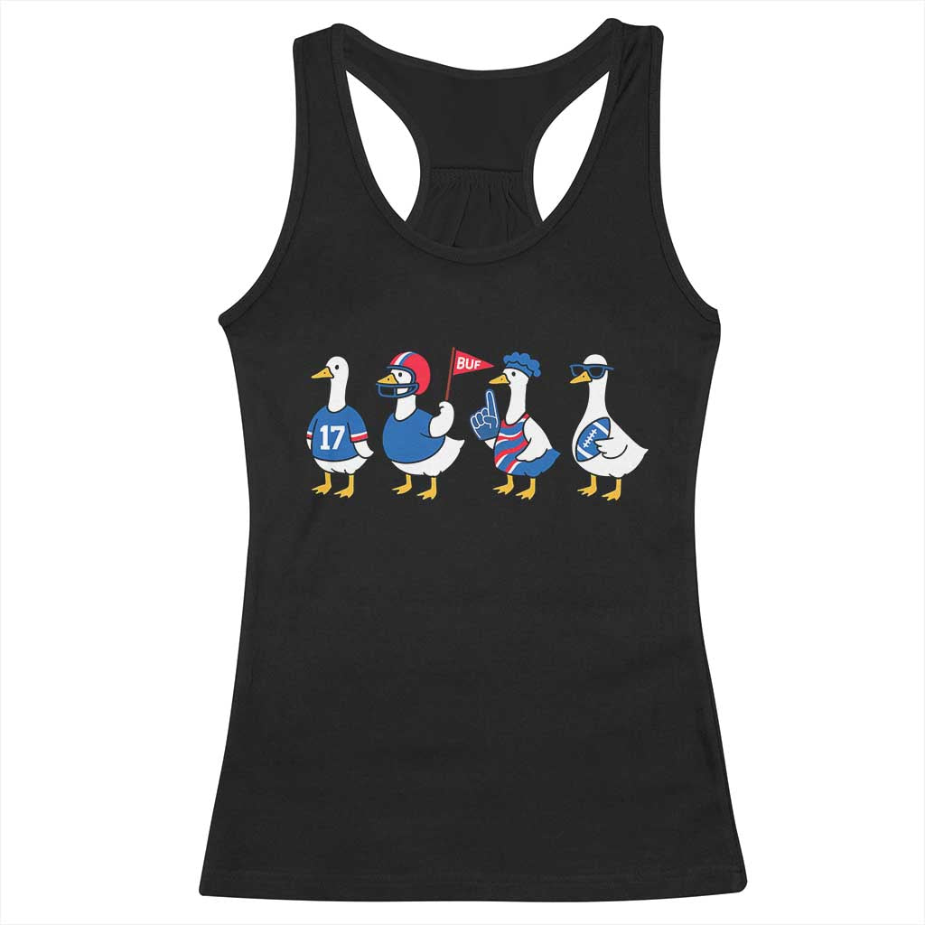 BFB Goose Racerback Tank Top Funny BFB Sports Fan Silly Gooses TS10 Black Print Your Wear