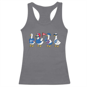 BFB Goose Racerback Tank Top Funny BFB Sports Fan Silly Gooses TS10 Charcoal Print Your Wear