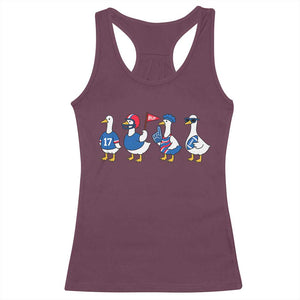 BFB Goose Racerback Tank Top Funny BFB Sports Fan Silly Gooses TS10 Maroon Print Your Wear