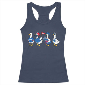 BFB Goose Racerback Tank Top Funny BFB Sports Fan Silly Gooses TS10 Navy Print Your Wear