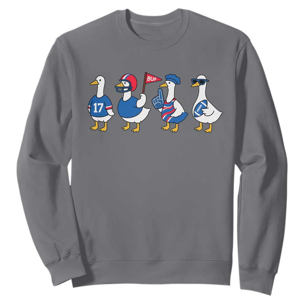 BFB Goose Sweatshirt Funny BFB Sports Fan Silly Gooses TS10 Charcoal Print Your Wear