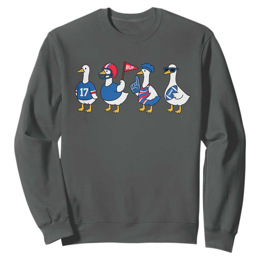 BFB Goose Sweatshirt Funny BFB Sports Fan Silly Gooses TS10 Dark Heather Print Your Wear