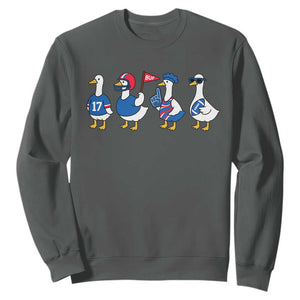 BFB Goose Sweatshirt Funny BFB Sports Fan Silly Gooses TS10 Dark Heather Print Your Wear