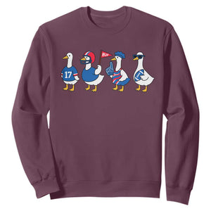 BFB Goose Sweatshirt Funny BFB Sports Fan Silly Gooses TS10 Maroon Print Your Wear