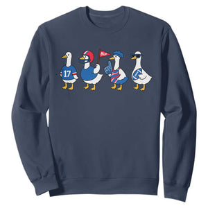 BFB Goose Sweatshirt Funny BFB Sports Fan Silly Gooses TS10 Navy Print Your Wear