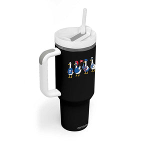 BFB Goose Tumbler With Handle Funny BFB Sports Fan Silly Gooses TS10 Print Your Wear