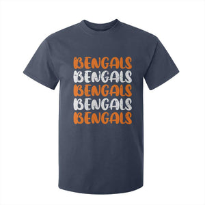 Vintage Bengal T Shirt For Kid Retro Novelty 90s Style TS10 Navy Print Your Wear