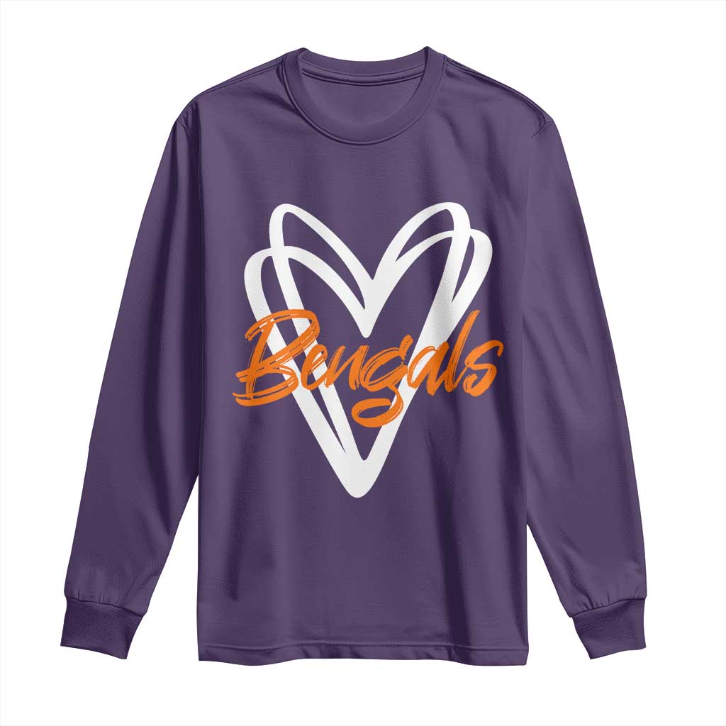 BFT Lovers Long Sleeve Shirt Inspirational Athletic Name Design Sports Fan TS10 Purple Print Your Wear