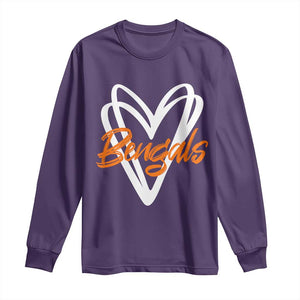 BFT Lovers Long Sleeve Shirt Inspirational Athletic Name Design Sports Fan TS10 Purple Print Your Wear