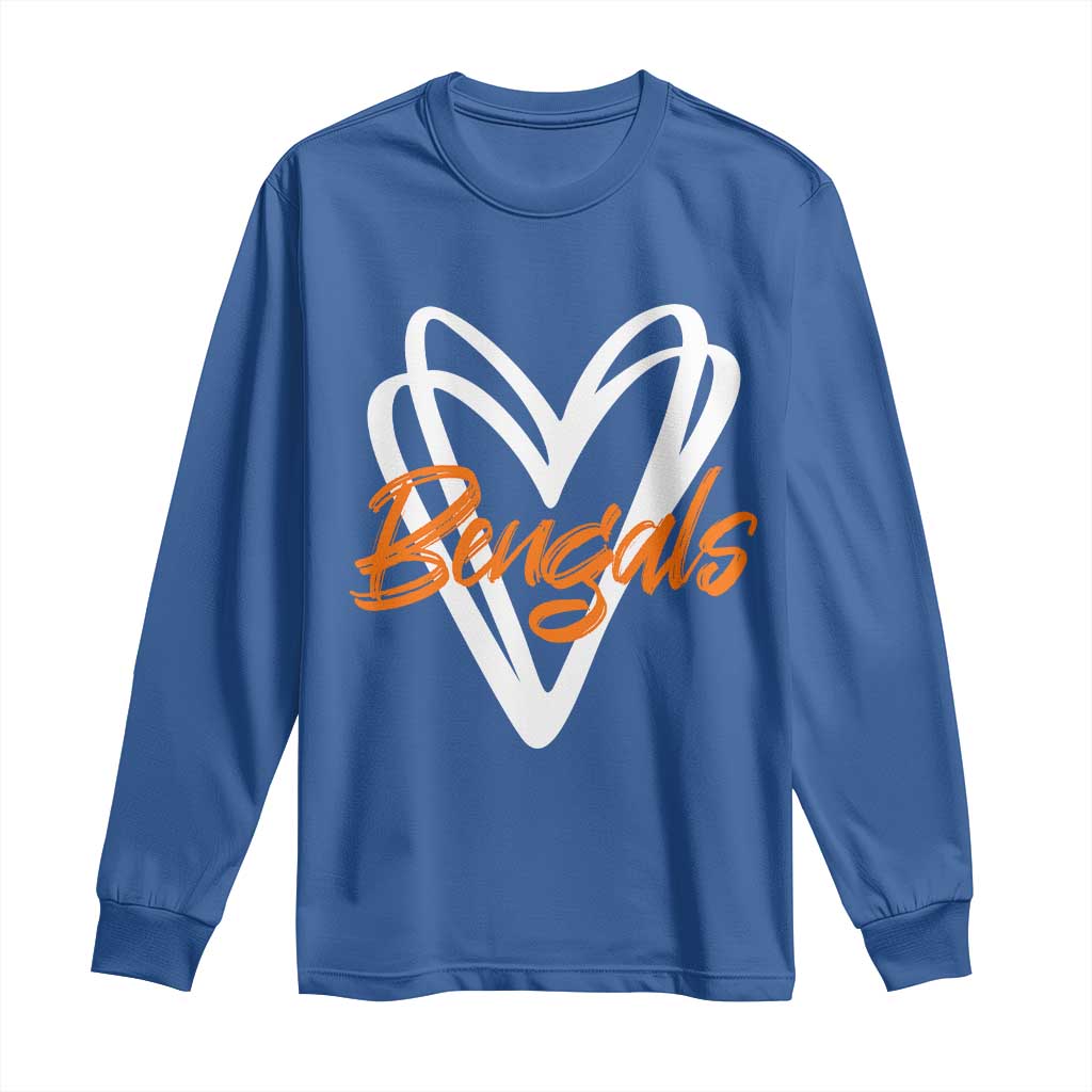 BFT Lovers Long Sleeve Shirt Inspirational Athletic Name Design Sports Fan TS10 Royal Blue Print Your Wear