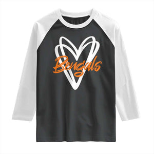 BFT Lovers Raglan Shirt Inspirational Athletic Name Design Sports Fan TS10 Black White Print Your Wear