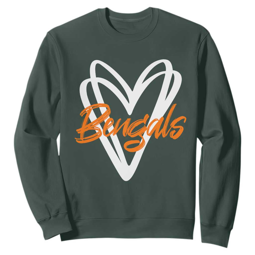 BFT Lovers Sweatshirt Inspirational Athletic Name Design Sports Fan TS10 Dark Forest Green Print Your Wear
