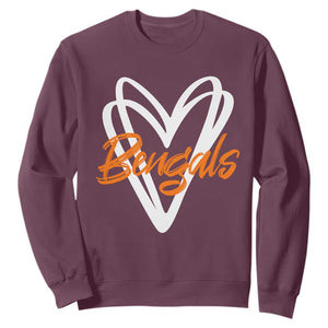 BFT Lovers Sweatshirt Inspirational Athletic Name Design Sports Fan TS10 Maroon Print Your Wear